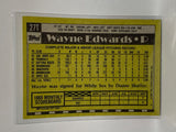 # 27T Wayne Edwards  Chicago White Sox 1990 Topps Baseball Cards