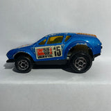 Blue Reneault Alpine A310 Motor Majorette Diecast Car