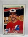 # 597 Andy McGaffigan  Montreal Expos 1990 UD Baseball Cards