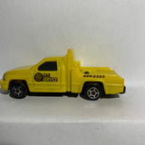 Yellow Car Service Dodge Dakota Tow Truck  Unbranded Diecast Car