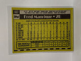 # 66T Fred Manrique  Minnesota Twins 1990 Topps Baseball Cards