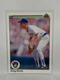 # 514 Greg Brock  Milwaukee Brewers 1990 UD Baseball Cards