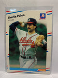 # 548 Charlie Puleo  Atlanta Braves 1988 Fleer Baseball Cards