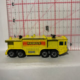 Yellow Airport Rescue Fire Engine 1979 Hot Wheels Diecast Car