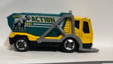 Yellow Green Action Bros Trash Truck ©2001 Matchbox Diecast Car