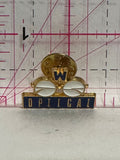 W Optical Glasses Logo  Lapel Pin