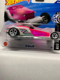 Pink Hi-Roller Rod Squad HYX70 N521 2024 Short Card Hot Wheels Diecast Car