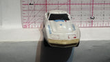 White Goodrich Corvette 1980 Kidco Diecast Car