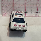 White Snowman Racer Unbranded Diecast Car