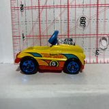 Yellow Pedal Driver Fun Park Hot Wheels Diecast Car