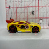 Yellow Power Rage #55 Hot Wheels Diecast Car