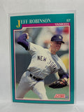 # 192 Jeff Robinson  New York Yankees 1991 Score Baseball Cards