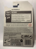 Silver Batmobile Batman FYF60 D7C3 2017 Long Card Hot Wheels Diecast Car