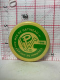 Pee-Wee de Gatineau 1986 Tournoi De Hockey Logo  Button Pinback