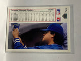 # 175 Fernando Valenzuela  Los Angeles Dodgers 1991 UD Baseball Cards