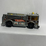 Silver Fire Truck Eater 1976 Hot Wheels Diecast Car