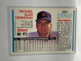 # 253 Mike Henneman  Detroit Tigers 1992 Donruss Baseball Cards