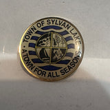 Town of Sylvan Lake A Town for all Seasons Logo  Lapel Pin