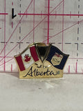Alberta Canada Friendship Flags  Lapel Pin