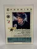 # 83 Richard Matvichuk  Dallas Stars 92-93 O-Pee-Chee Premier Hockey Cards