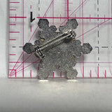 I Ski Sunshine Snowflake  Lapel Pin