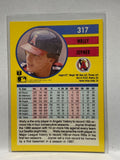# 317 Wally Joyner  Los Angeles Angels 1991 Fleer Baseball card