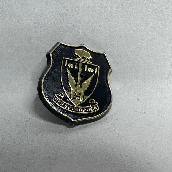 Perseverance Crest Emblem  Lapel Pin