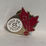 Bout De Ender 8 Curling  Lapel Pin