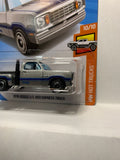 Grey 1978 Dodge Li'L Red Express Truck HW Hot Trucks FYC12 D7C3 2017 Long Card Hot Wheels Diecast Car