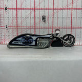 Black Pit Cruiser Police Motorcycle Hot Wheels Diecast Car