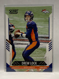 # 215 Drew Lock  Denver Broncos 2021 Score Football Cards
