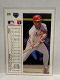 # 220 Jose DeLeon  St Louis Cardials 1991 UD Baseball card