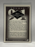 # 69 Bret Saberhagen  Kansas City Royals 1991 Studio Baseball card
