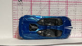 Blue Lamborghini Aventador J ©2013 Hot Wheels Diecast Car