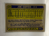 # 220 Joe Carter  Cleveland Indians 1987 Topps Baseball Cards