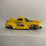 Yellow '40 Ford Pickup Truck HCV92 Hot Wheels Diecast Car