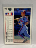 # 516 Mike Fitzgerald  Montreal Expos 1991 UD Baseball card