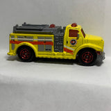 Yellow Highway Rescue Fire Truck 97662 MB566 2002 Matchbox Emergency Diecast Car