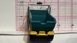 Yellow Green Action Bros Trash Truck ©2001 Matchbox Diecast Car