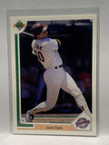 # 331 Jack Clark  San Diego Padres 1991 UD Baseball Cards