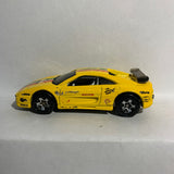 Yellow F355 Challenge Ferrari Hot Wheels Diecast Car