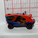 Red Dino Riders Tracking Division Aero Pod Hot Wheels Diecast Car