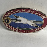 Lions Club Sanctuaire De L'oie Blanche Montmagny Que Canada  Lapel Pin