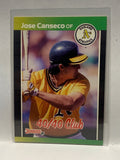 # 643 Jose Canseco 40/40 Club Oakland Athletics 1989 Donruss Baseball Cards