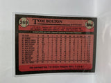 # 269 Tom Bolton  Boston Red Sox 1989 Topps Baseball Cards