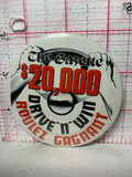 The Gazette Drive n win Roulez gagnart AD  Button Pinback