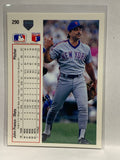 # 290 John Franco  New York Mets 1991 UD Baseball card