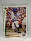 # 284 Jack Daugherty  Texas Rangers 1991 UD Baseball card