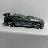 Silver Crushed AMG-Mercedes CLK Hot Wheels Diecast Car