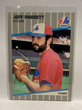 # 389 Jeff Parrett  Montreal Expos 1991 Fleer Baseball card
